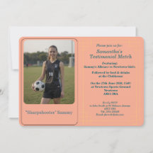 Benutzerdefinierte Foto-Fußball-Testimonial-Match-