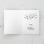 Benutzerdefinierte Foto Geburtstagskarte Feiertagskarte (Innenseite)