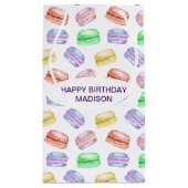 Benutzerdefinierte Foto Geburtstagsmuster Cookies Kleine Geschenktüte (Rückseite)