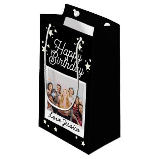 Benutzerdefinierte Foto-Geburtstagssterne Personal Kleine Geschenktüte