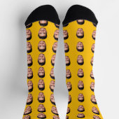 Benutzerdefinierte Foto-Gesichtssocken Socken (Oben)