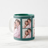 Benutzerdefinierte Foto-Grüne Tasse (Vorderseite Links)