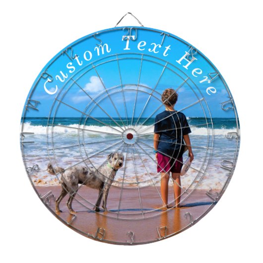 Benutzerdefinierte Foto-Hauptplatine und Personali Dartscheibe (vorne)