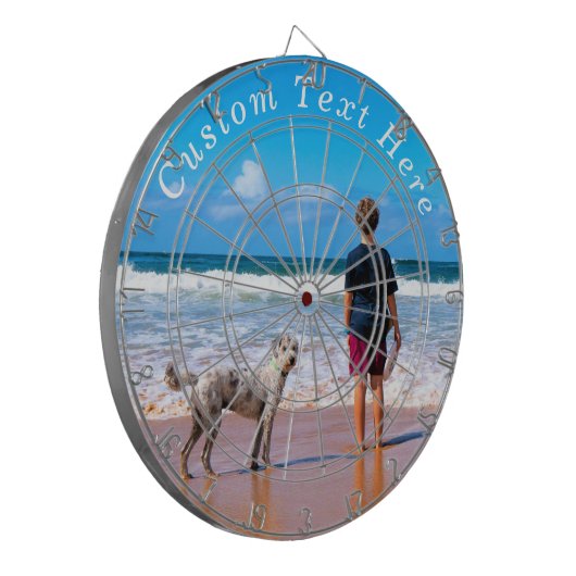 Benutzerdefinierte Foto-Hauptplatine und Personali Dartscheibe (Vorderseite Links)