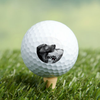 Benutzerdefinierte Foto-Hunde-Mama Golfball