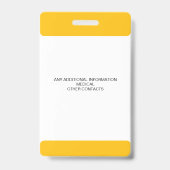 Benutzerdefinierte Foto-ID-Anhänger für Kinder mit Ausweis (Rückseite)