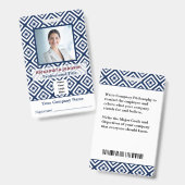 Benutzerdefinierte Foto-ID für Mitarbeiter Ausweis (Vorder- & Rückseite)