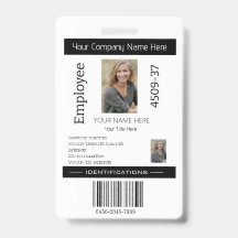 Benutzerdefinierte Foto-ID für Mitarbeiter - Siche