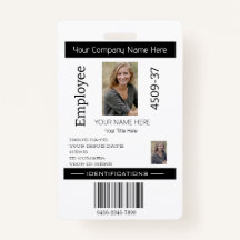 Benutzerdefinierte Foto-ID für Mitarbeiter - Siche