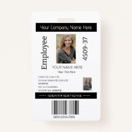 Benutzerdefinierte Foto-ID für Mitarbeiter - Siche Ausweis