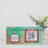 Benutzerdefinierte Foto-Karte, Geburtstag oder Geb Ankündigung (Stehend Vorderseite)