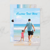 Benutzerdefinierte Foto-Karte mit Fotos und Text Einladung (Vorne/Hinten)