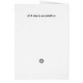 Benutzerdefinierte Foto-Karte Personalisiert (Hinten)