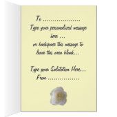 Benutzerdefinierte Foto-Karte Personalisiert (Innen (Rechts))