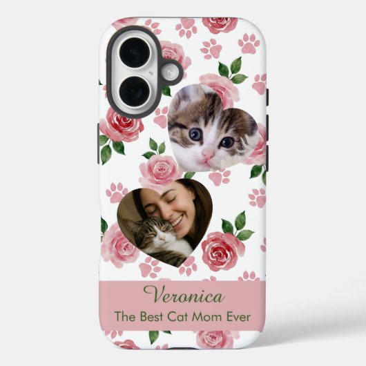 Benutzerdefinierte Foto-Katzenmutter-Handyhülle  Case-Mate iPhone Hülle (Rückseite)