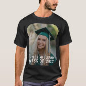 Benutzerdefinierte Foto-Klasse der Unisex-Abschlus T-Shirt (Vorderseite)