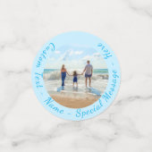 Benutzerdefinierte Foto-Konfiguration mit benutzer Konfetti (Klein Vorderseite)