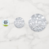 Benutzerdefinierte Foto-Konfiguration mit Silver A Konfetti (Vorderseiten)