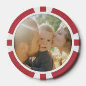 Benutzerdefinierte Foto Küssen Personalisierten Te Pokerchips (Vorderseite)