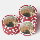 Benutzerdefinierte Foto Küssen Personalisierten Te Pokerchips (Stapel)