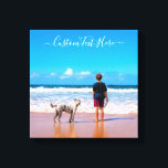 Benutzerdefinierte Foto-Leinwände drucken Ihre Fot Leinwanddruck<br><div class="desc">Benutzerdefinierte Foto- und Textanzeige - Ihr eigenes Design - Personalisierte Familie / Freunde oder Persönliches Wanddekorationsgeschenk - Foto und Text hinzufügen - Verkleinern und verschieben oder entfernen und hinzufügen / Text mit Anpassungs-Tool ! Wählen Sie / fügen Sie Ihren Lieblings-Schriftart / Farbe / Größe! Sie können dieses Design auf mehr...</div>