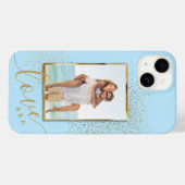 Benutzerdefinierte Foto-LIEBE Case-Mate iPhone Hülle (Rückseite (Horizontal))