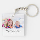 Benutzerdefinierte Foto-Liebe Sie Nana Names Year Schlüsselanhänger (Rückseite)