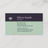 Benutzerdefinierte Foto Lila- & Blue Zuhause Care  Treuekarte (Vorderseite)