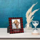 Benutzerdefinierte Foto-Lumberjack-Karierte Vorlag Fotoplatte (InSitu)