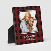 Benutzerdefinierte Foto-Lumberjack-Karierte Vorlag Fotoplatte (Vorderseite)