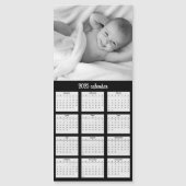 Benutzerdefinierte Foto Magnet 2025 Kalenderkarte (Vorderseite)