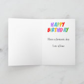 Benutzerdefinierte Foto Mama Geburtstagskarte Karte (Innenseite)