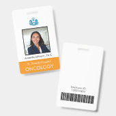 Benutzerdefinierte Foto-Mitarbeiter-Sicherheits-ID Ausweis (Vorder- & Rückseite)