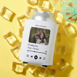 Benutzerdefinierte Foto-Musikantenliste für Paare Dosenkühler