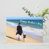 Benutzerdefinierte Foto-Muttertagskarte Ihre Fotos (Stehend Vorderseite)