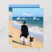 Benutzerdefinierte Foto Muttertagskarte mit Ihren  Feiertagskarte (Vorne/Hinten)