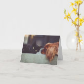 Benutzerdefinierte Foto-Note-Karte Karte (Gelbe Blume)