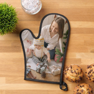 Benutzerdefinierte Foto-Oven-Mitt- und Pot-Halter Ofenhandschuh