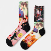 Benutzerdefinierte Foto-personalisierte Lieben Socken (Linkes Detail)