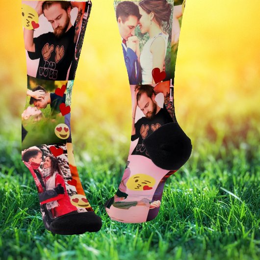 Benutzerdefinierte Foto-personalisierte Lieben Socken