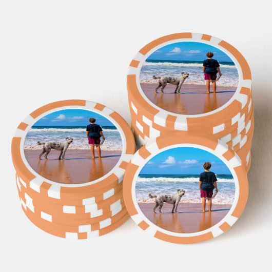 Benutzerdefinierte Foto-Poker-Chips Pokerchips (Stapel)