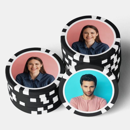 Benutzerdefinierte Foto-Pokerchips Pokerchips (Stapel)