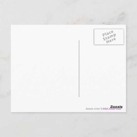 Benutzerdefinierte Foto-Postkarten, Ihr Text unter Postkarte (Rückseite)