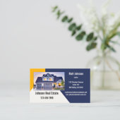 Benutzerdefinierte Foto Real Anwesen Business Card Visitenkarte (Stehend Vorderseite)