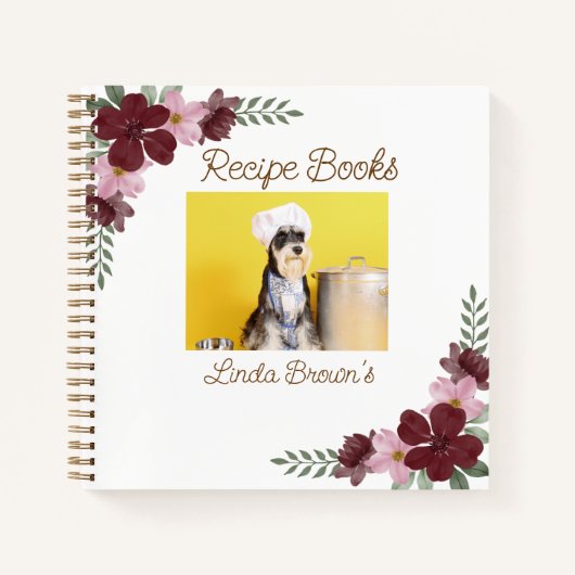 Benutzerdefinierte Foto-Rezeptbücher Notizblock (Vorderseite)