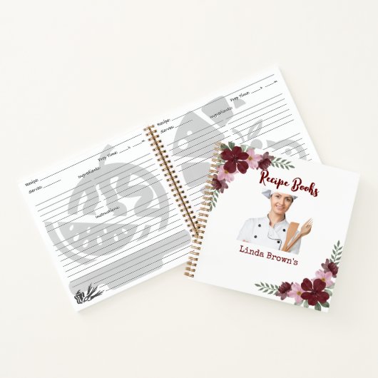 Benutzerdefinierte Foto-Rezeptbücher Notizblock (Innenseite)