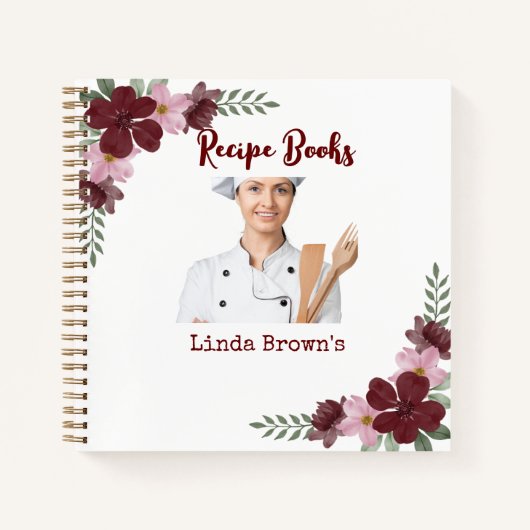 Benutzerdefinierte Foto-Rezeptbücher Notizblock (Vorderseite)