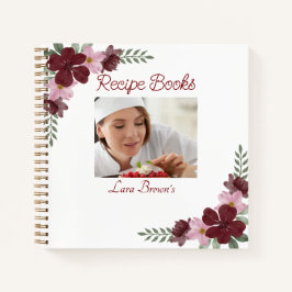 Benutzerdefinierte Foto-Rezeptbücher Notizblock