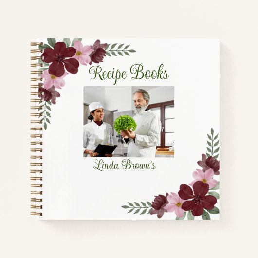 Benutzerdefinierte Foto-Rezeptbücher Notizblock (Vorderseite)