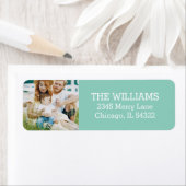 Benutzerdefinierte Foto-Rücksendeadressen-Aufklebe (Insitu)